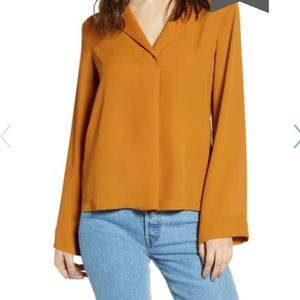 All in favor Harper long sleeve shirt pumpkin spic
